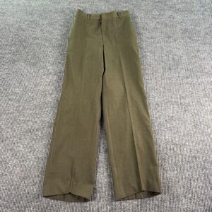 DSCP US Army Dress Green Uniform Trousers Pants 27x31 Military Wool Polyester